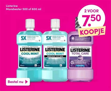 aanbieding listerine
